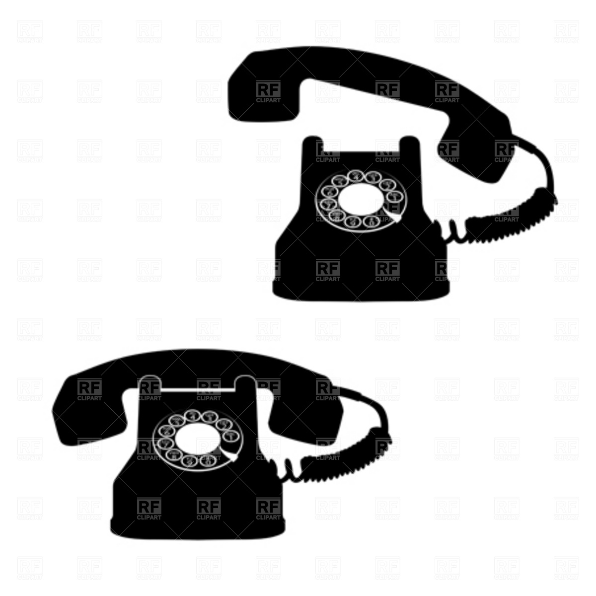 Retro Telephone Download Royalty Free Vector Clipart  Eps 