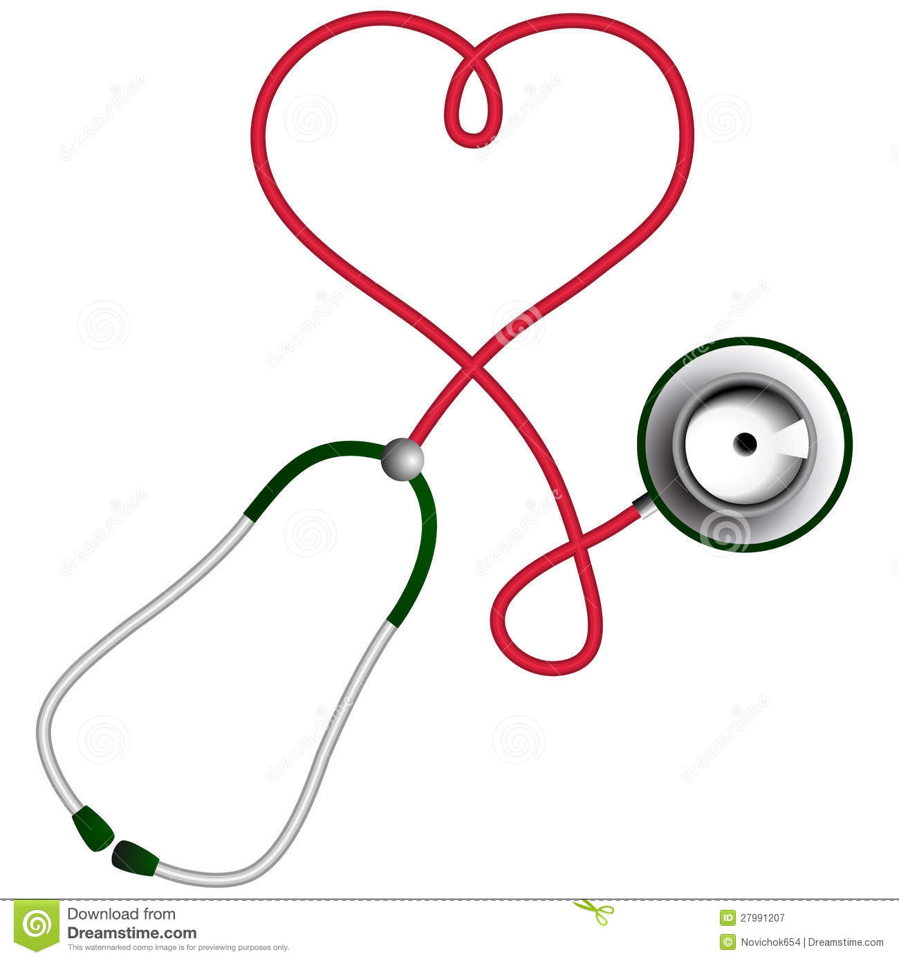 Stethoscope Heart Vector