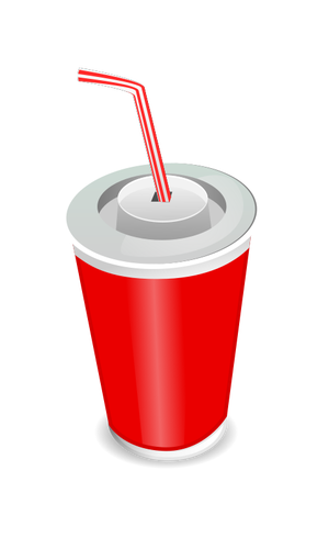 Vector Illustration Of Soda Cup   Public Domain Vectors