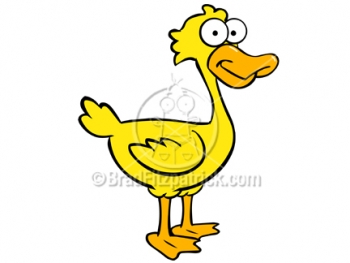 Cartoon Duck Clipart Character   Royalty Free Duck Picture Licensing