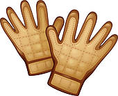 Leather Gloves Clipart Royalty Free  351 Leather Gloves Clip Art