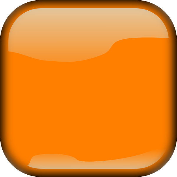 Orange Locked Square Button Clip Art At Clker Com   Vector Clip Art