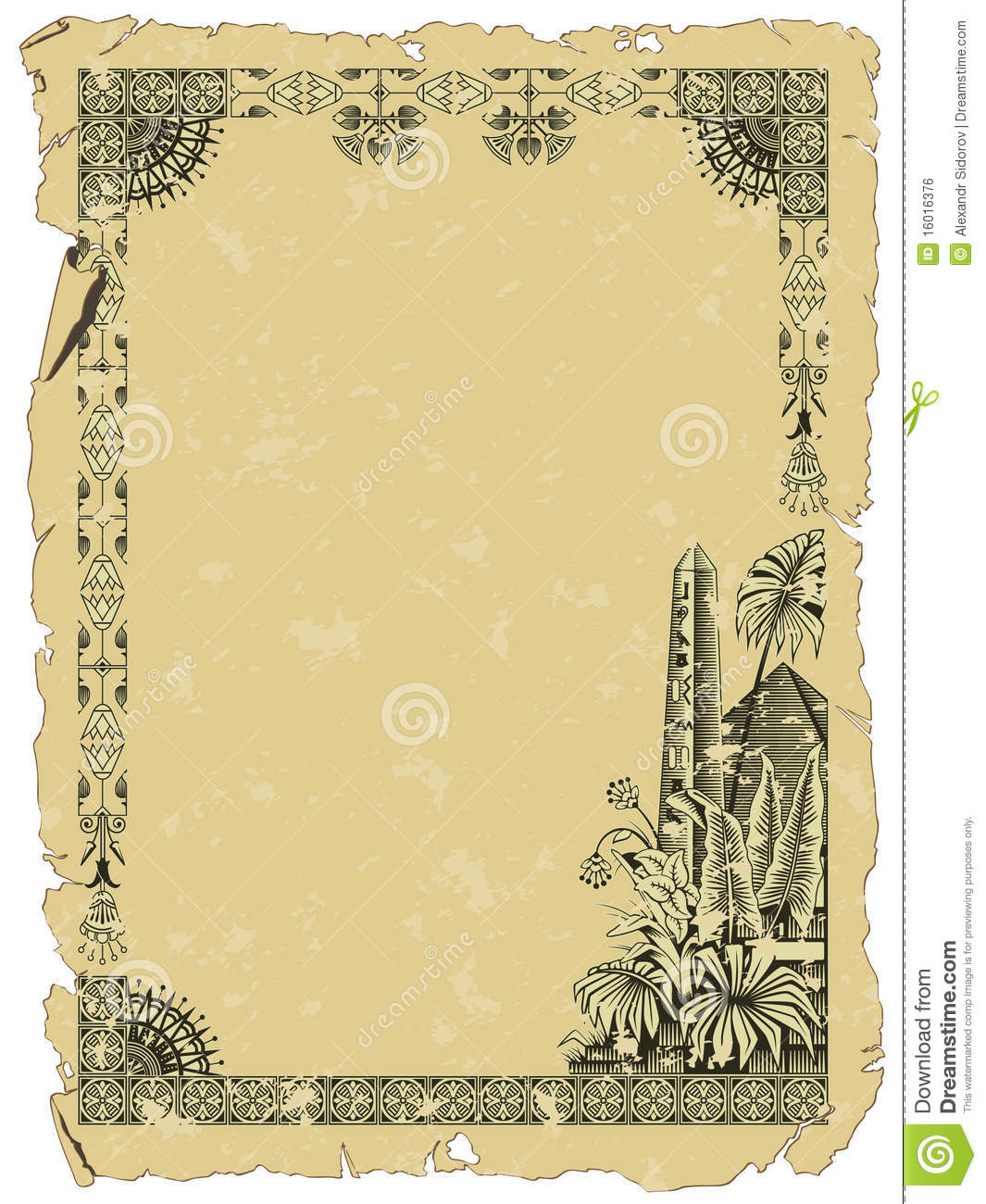 Vector Background Ancient Egypt Royalty Free Stock Image   Image