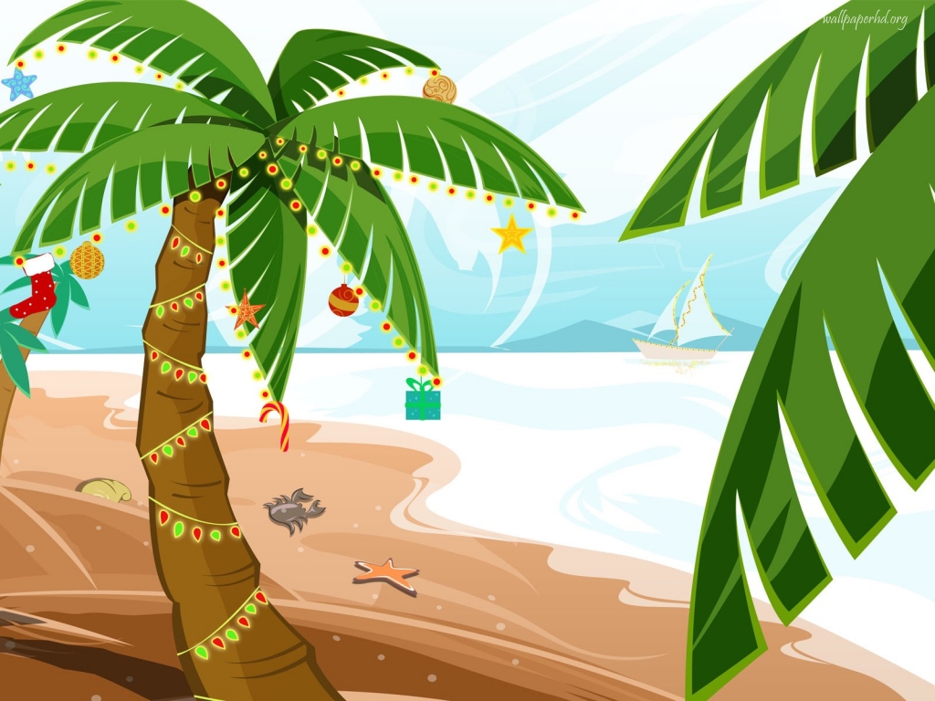 Christmas Clip Art Palm Trees Pictures