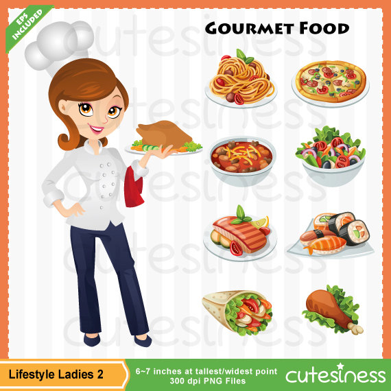 Personal Chef Clipart Woman Chef Clipart  Free