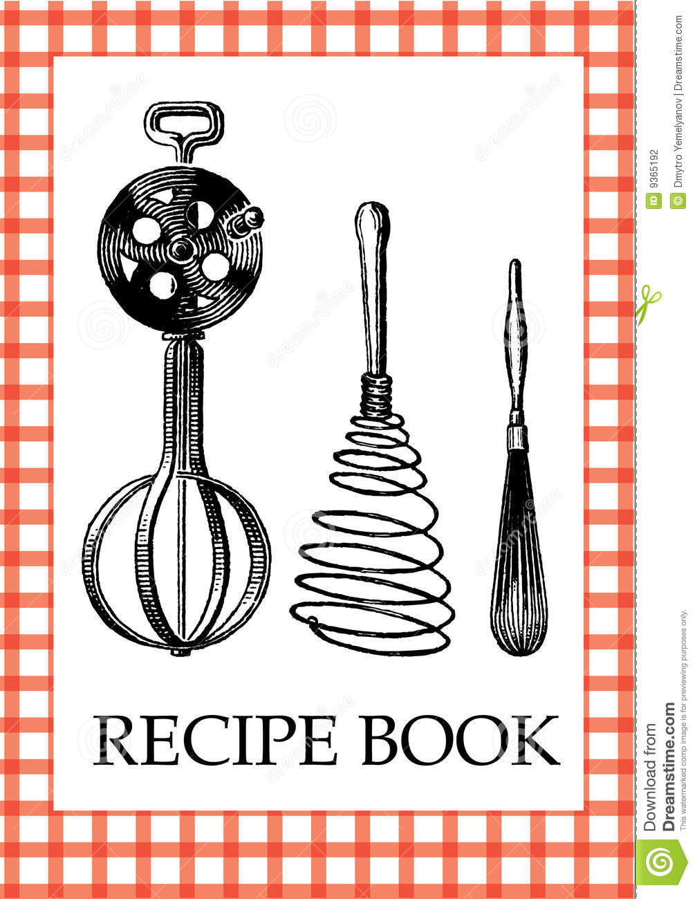 Book Cover Clip Art Recipe Book Stock Photography Image