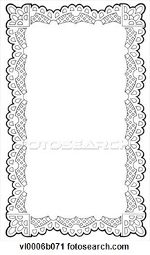 Clipart   Lace Doily Frame  Fotosearch   Search Clipart Illustration