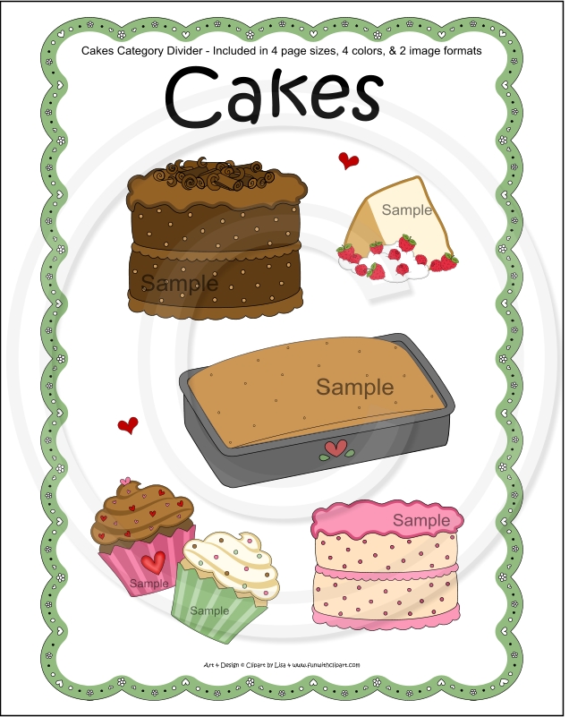 Collection Of Cookbook Category Dividers Recipe Pages   Recipe Cards