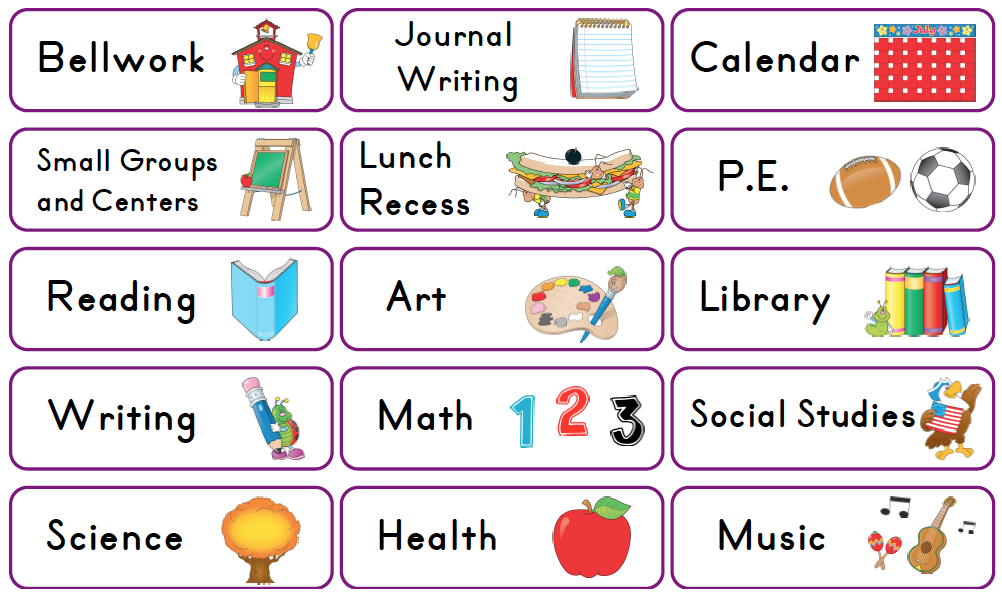 Daily Class Schedule Clipart I Am Sharing Today My Schedule