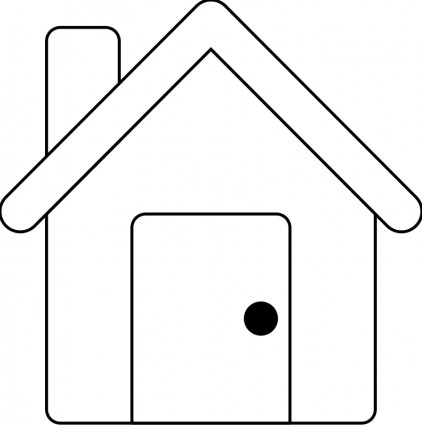 Schoolhouse Outline House Outline Free Vector For