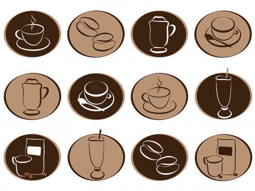 Coffee Clipart Set   Coffee Clipart   Coffee Icons   Coffee Vector