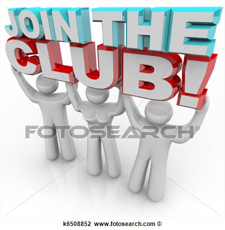 Join The Club   Membership Recruitment Team K6508852   Search Clipart