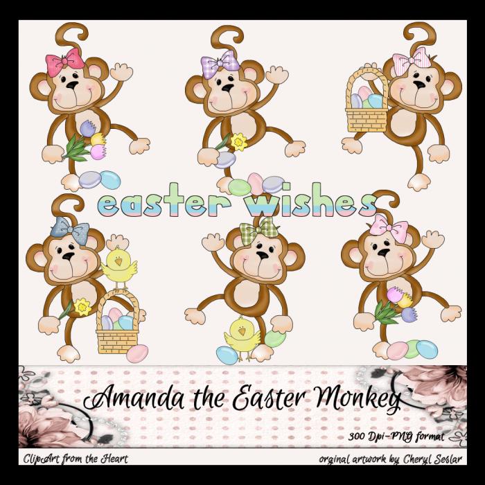 Amanda The Easter Monkey Exclusive