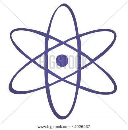 Atomic Symbol Nuclear Energy Illustration Clipart Image   Cg4p026937c