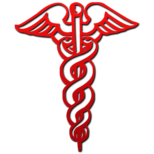 Red Caduceus Medical Symbol Clipart Image   Ipharmd Net