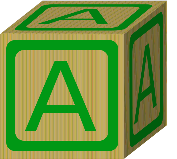 Alphabet Block A Clip Art At Clker Com   Vector Clip Art Online