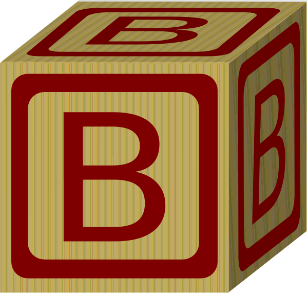 Alphabet Block B Clip Art At Clker Com   Vector Clip Art Online