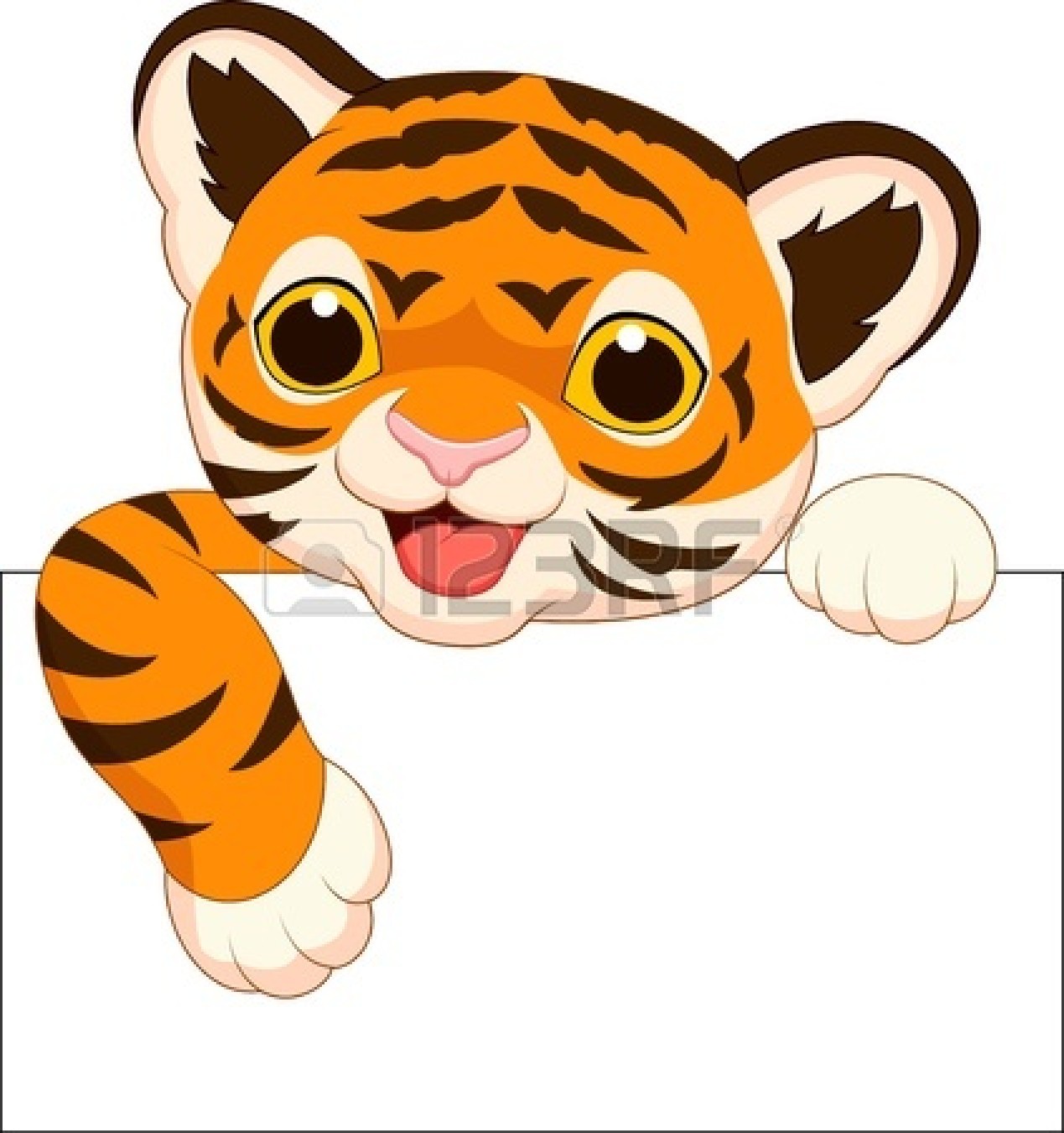 Baby Tiger Face Clip Art   Clipart Panda   Free Clipart Images
