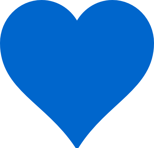 Light Blue Heart Clip Art At Clker Com   Vector Clip Art Online
