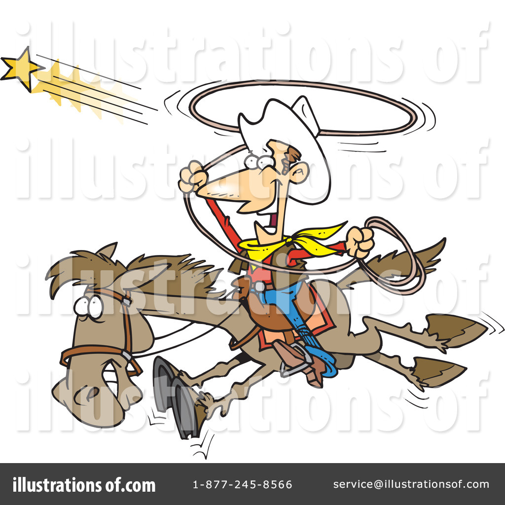 Cowboy Clipart  1048457 By Ron Leishman   Royalty Free  Rf  Stock