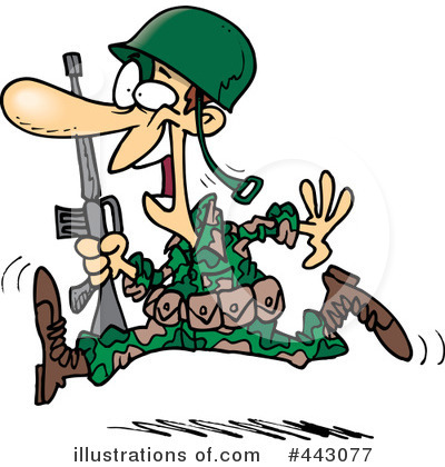 Royalty Free  Rf  Soldier Clipart Illustration By Dennis Cox   Stock