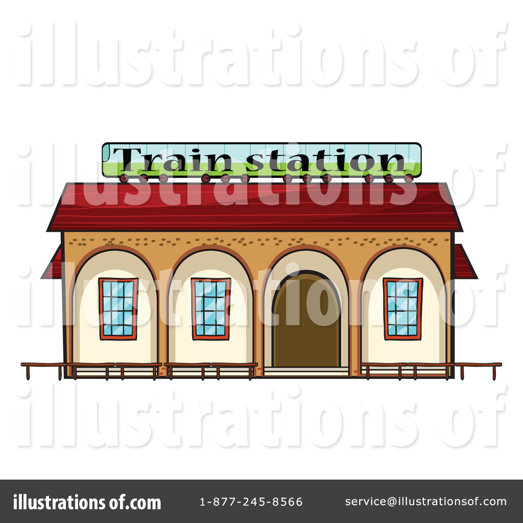 Royalty Free  Rf  Train Station Clipart Illustration By Colematt