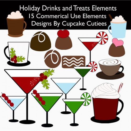 Christmas Drink Clipart Use