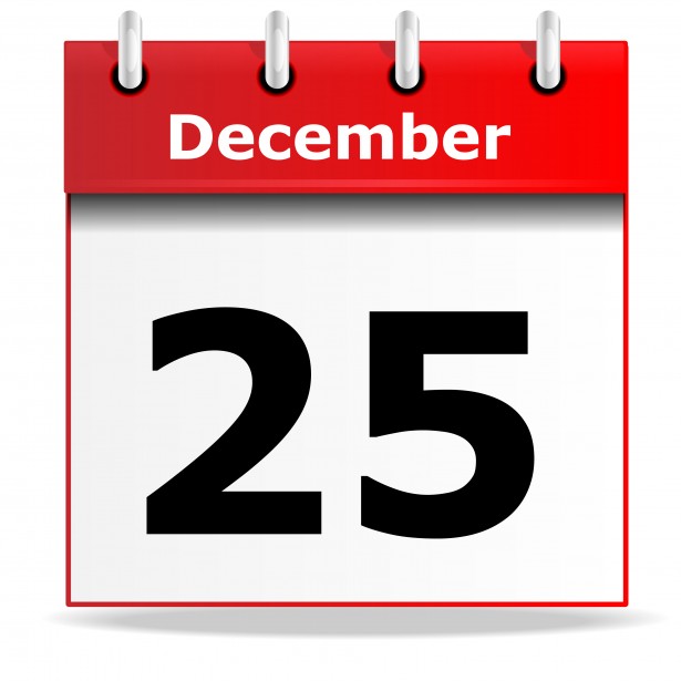 Desk Calendar Icon December 25th Free Stock Photo   Public Domain
