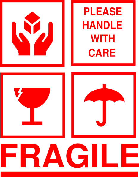 Fragile Sticker Clip Art