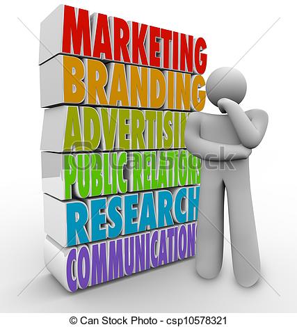 Marketing Managers Clipart Stock Photo   Marketing Plan