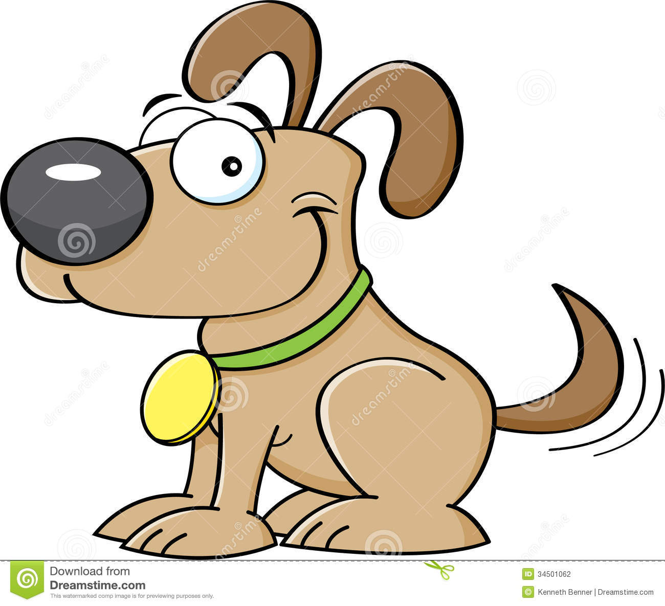 Cartoon Puppy Stock Photography   Image  34501062