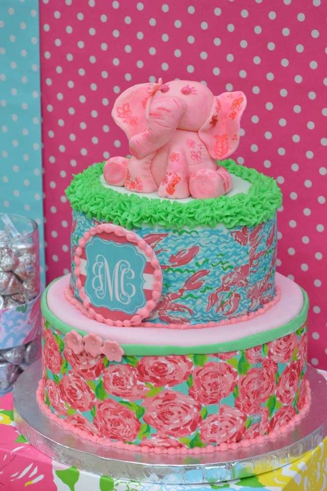 Lilly Pulitzer Birthday Party Ideas   Photo 3 Of 17   Catch My Party