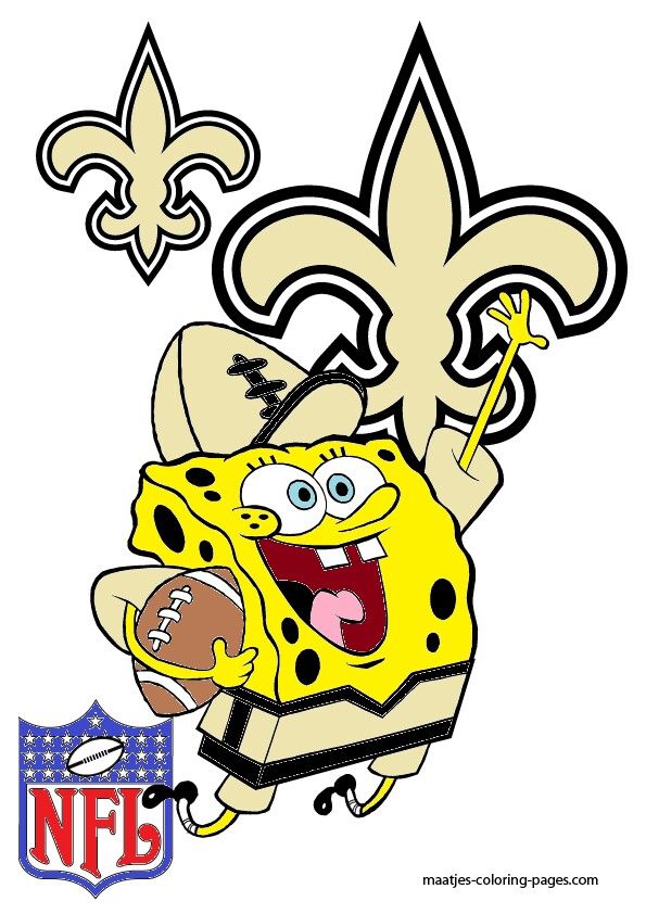 Saints Spongebob   New Orleans Saints Football   Pinterest