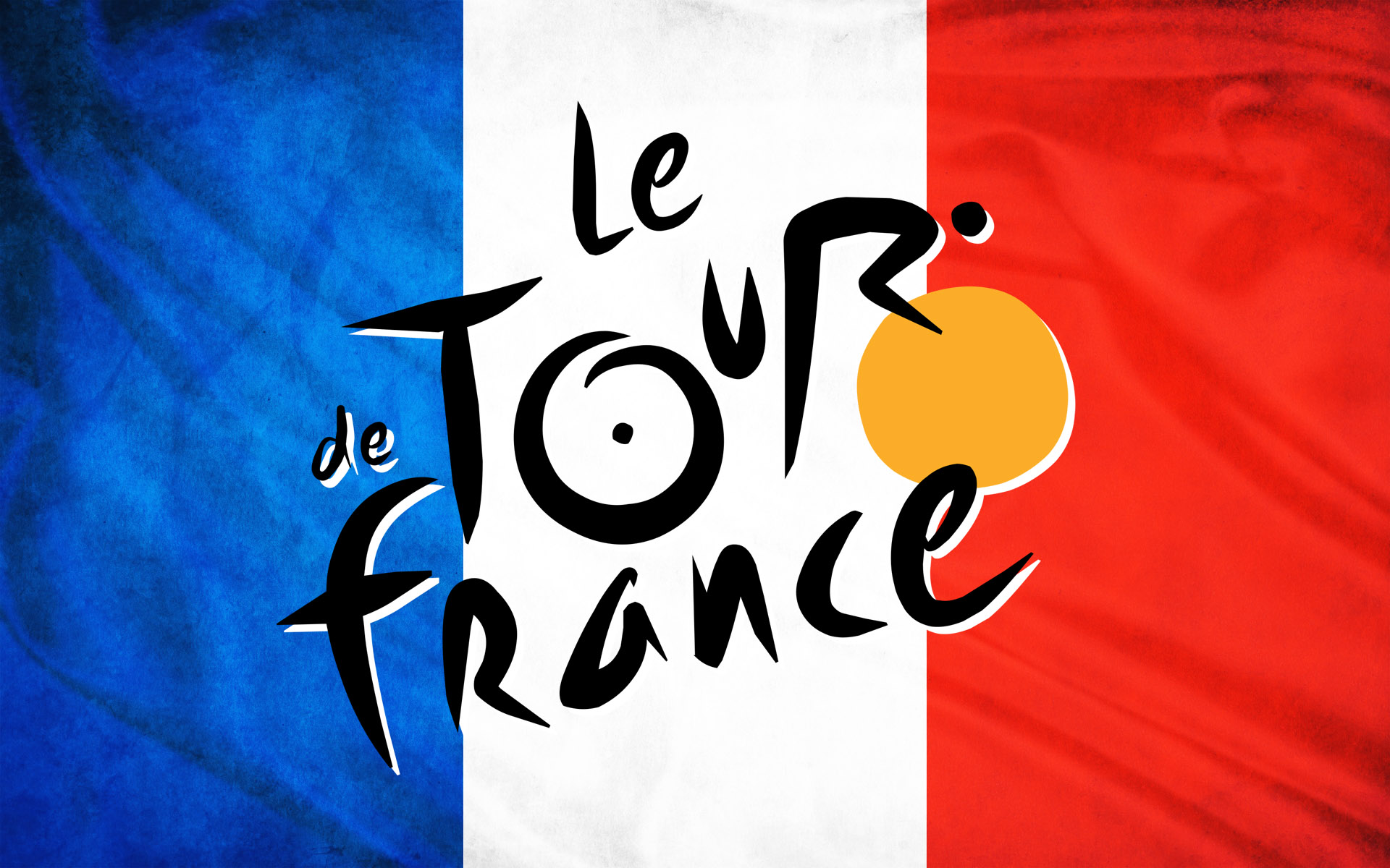 Tour De France Logo On France Flag 1920x1200 Wide Image Sports