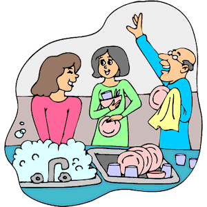 Washing Dishes Clipart Cliparts Of Washing Dishes Free Download  Wmf
