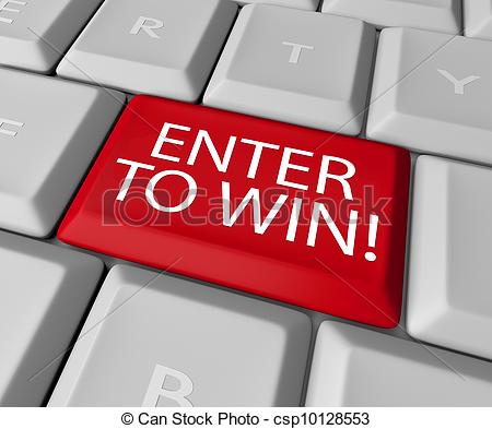 Enter To Win Contest Drawing Raffle Lottery Computer Key   Csp10128553