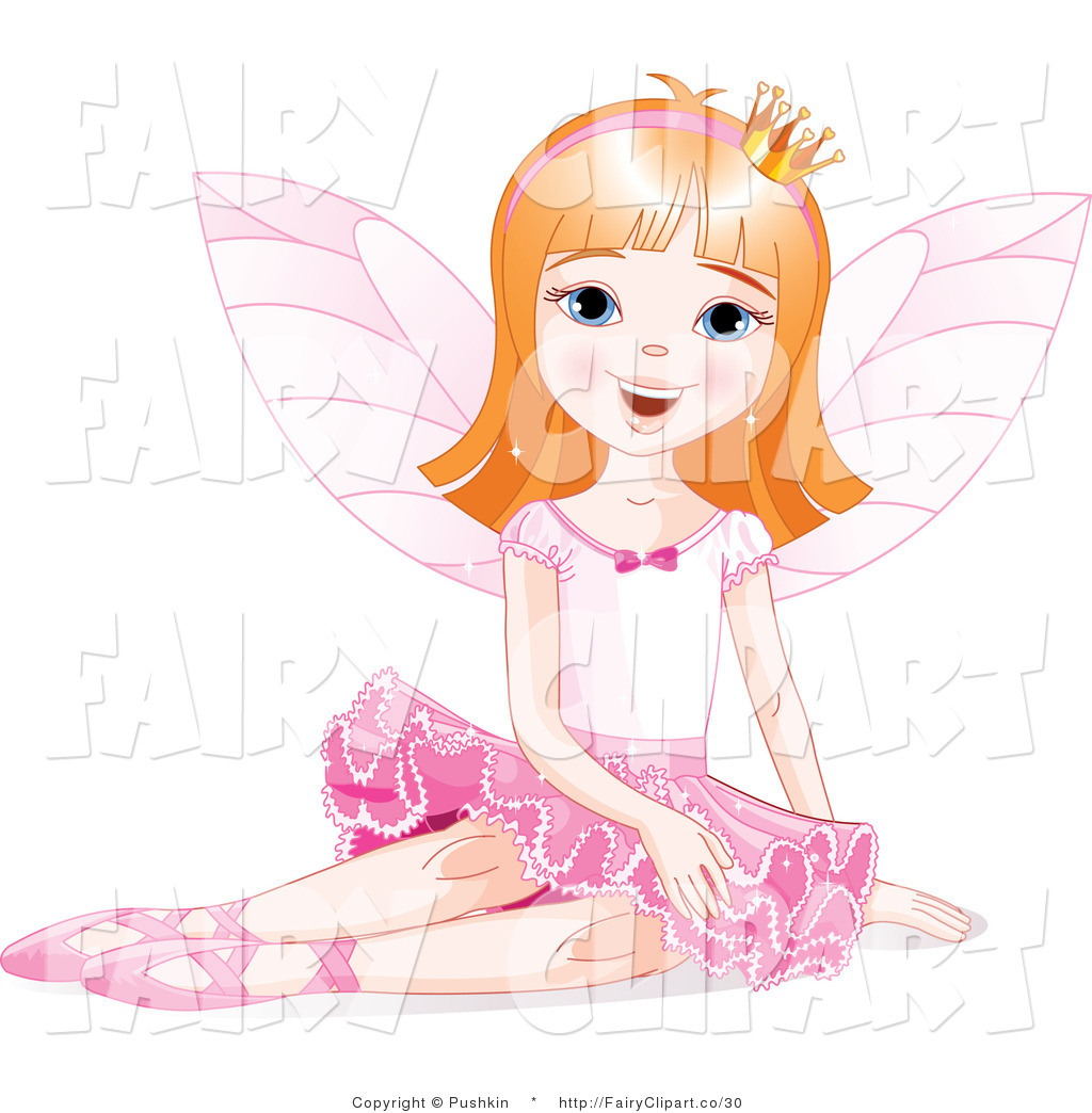 Fairy Princess Sitting Ballerina Fairy Princess In Red Toddler Fairy
