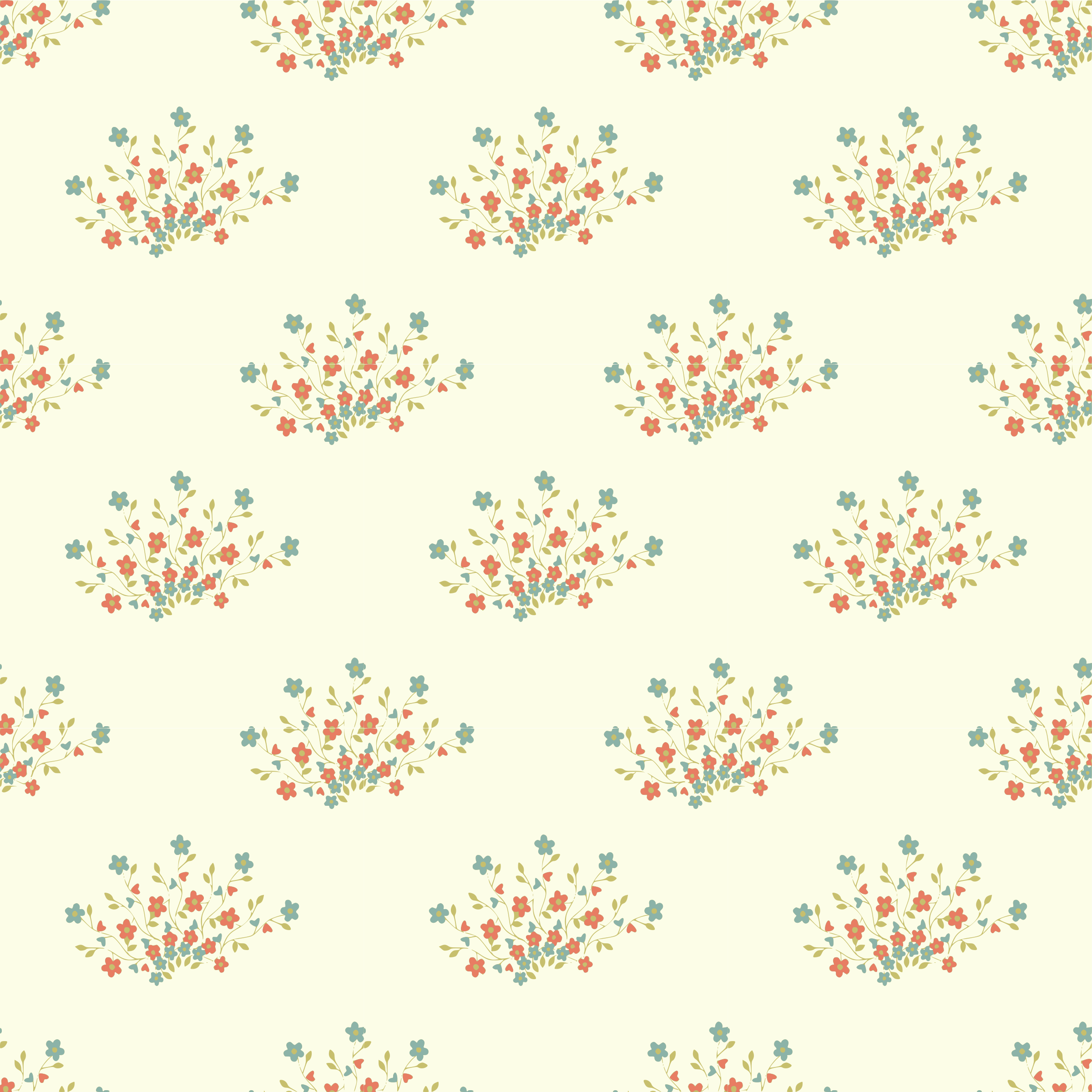 Flower Seamless Pattern By Yamachem