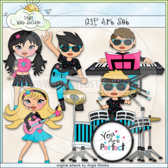 Gallery For   Rock Band Clip Art