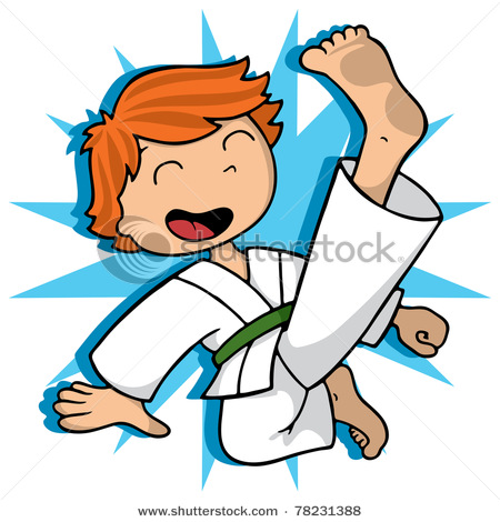 Taekwondo Kicks Clipart Karate Kick Clipart
