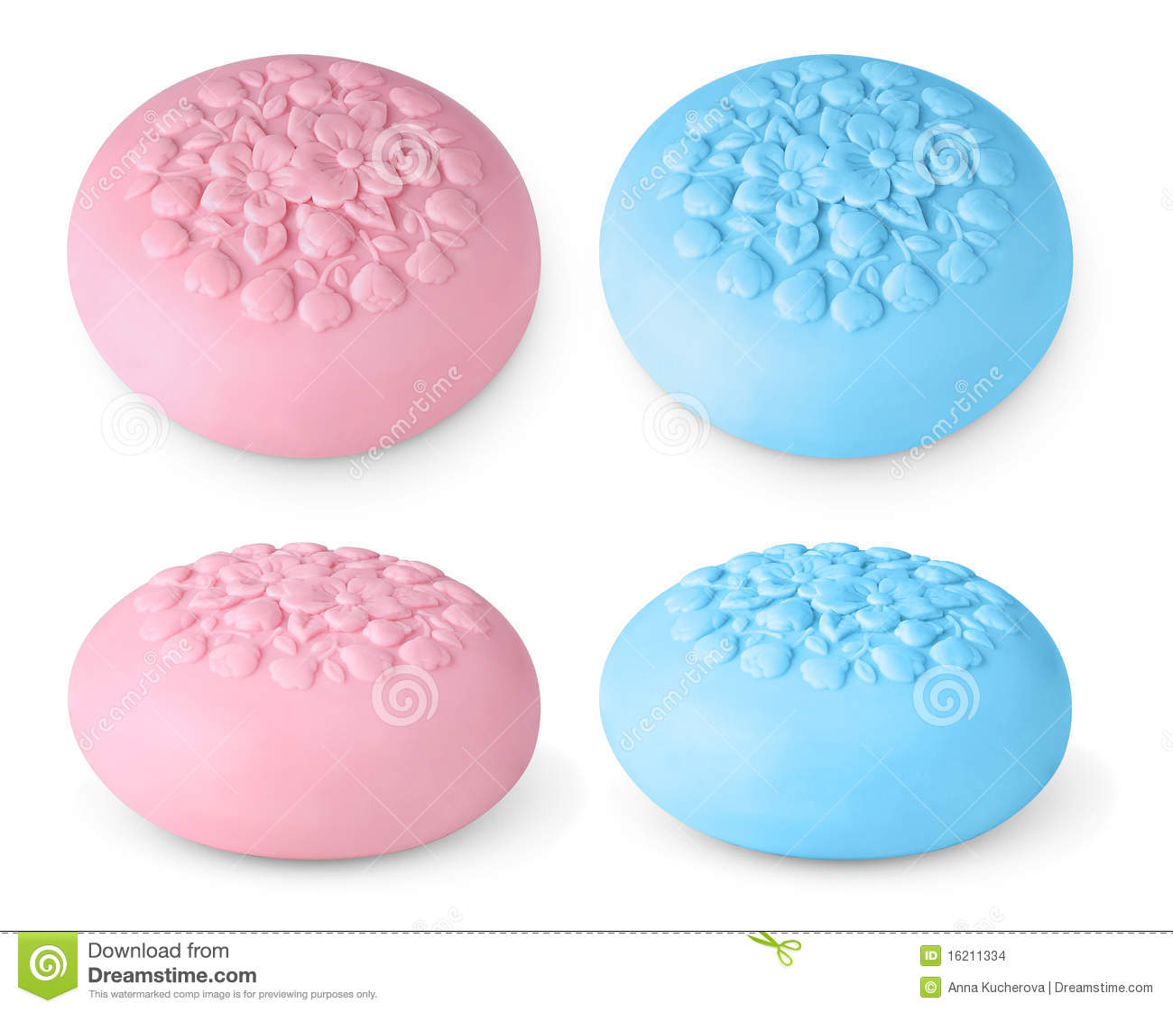 Bar Of Soap Clipart Pink And Blue Bars Of Soap
