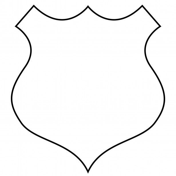 Badge Shield Outline Clipart