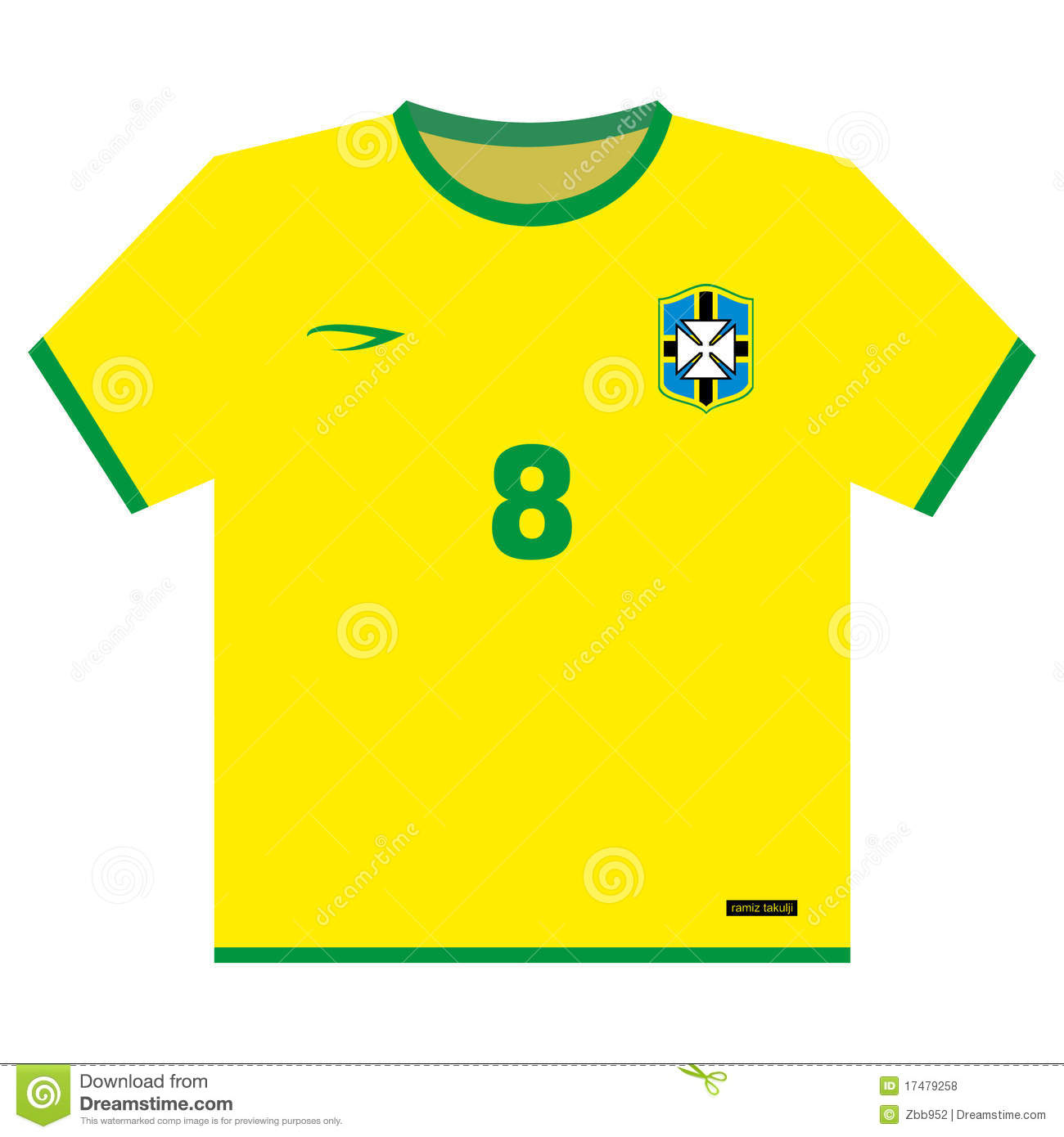 Football  Soccer  Shirt Royalty Free Stock Photos   Image  17479258