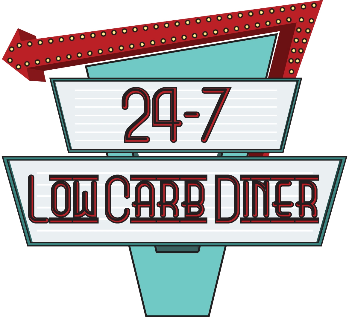 14 Kb Jpeg Clipart Picture Of A Retro Diner Sign Http Www Clipartguide