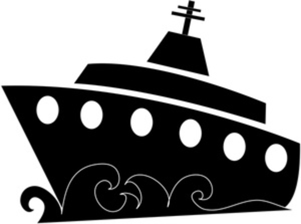 Boat Silhouette   Free Images At Clker Com   Vector Clip Art Online