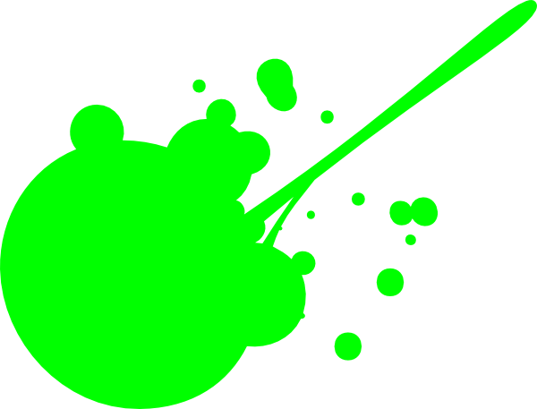 Green Paint Splatter Clip Art At Clker Com   Vector Clip Art Online