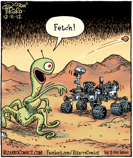 Hilarious Cartoons   Funny Comic Strips Staring Space Aliens   Check