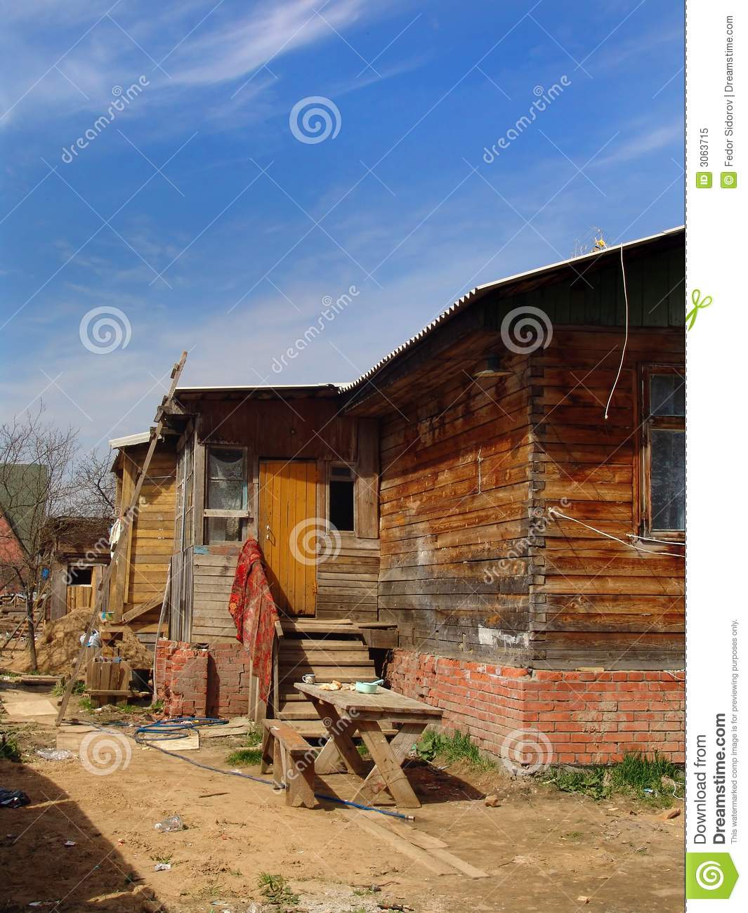 Poor House Royalty Free Stock Photo   Image  3063715