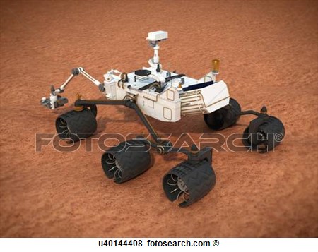 Stock Illustration Of Curiosity Mars Rover Artwork U40144408   Search