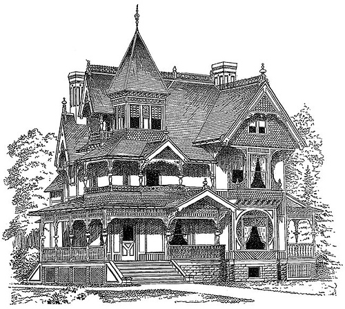 Clipart Victorian House Free   Clipart Video